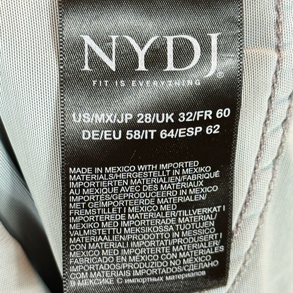 Curves 360 by NYDJ Slim Straight Ankle Jeans - Grey - size 28 - Picture 4 of 7